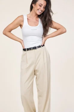 Best Copenhagen Muse Baby Rib Top Siv | Natural... | | Little Soho