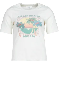 Sale ba&sh Babyrib T-Shirt With Print Cerena | Natural... | | Little Soho