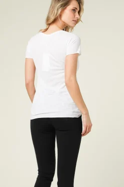 Cheap American Vintage Basic V-Neck T-Shirt Jacksonville | White... | | Little Soho