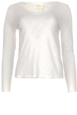 Store American Vintage Basic V-Neck T-Shirt Sonoma Longsleeve | White... | | Little Soho