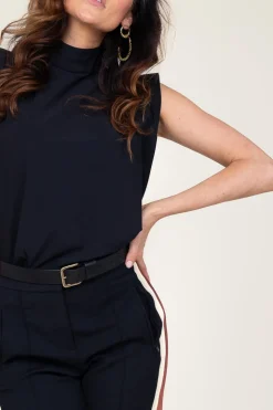 Discount Depeche Belt With Buckle Linda | Black... | | Little Soho