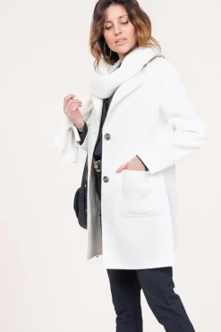 Best STUDIO AR Blazer Jacket In Wool Blend Moya | Natural... | | Little Soho