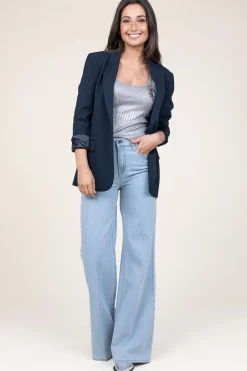 Shop Copenhagen Muse Blazer Tailor | Blue... | | Little Soho