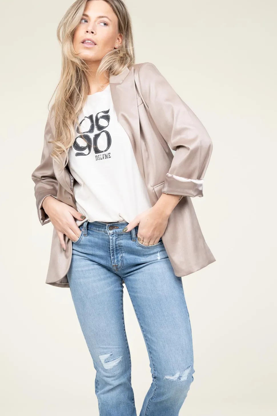 Sale Co'Couture Blazer Venus Single | Beige... | | Little Soho