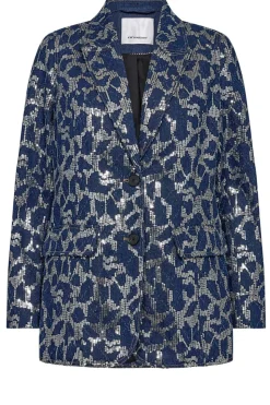 Sale Co'Couture Blazer With Sequins Segal | Blue... | | Little Soho