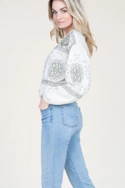 Outlet Stella Forest Blouse With Embroidery Dita | Natural... | | Little Soho