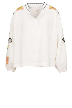 Flash Sale Stella Forest Blouse With Embroidery Valentina | Natural... | | Little Soho