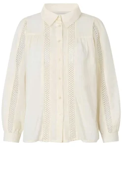 Fashion Lollys Laundry Blouse With Openwork Details Sienna | Natural... | | Little Soho