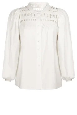 Flash Sale Aaiko Blouse With Openwork Details Paiva | Natural... | | Little Soho