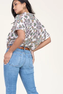 Cheap Louizon Blouse With Print Minya | Natural... | | Little Soho