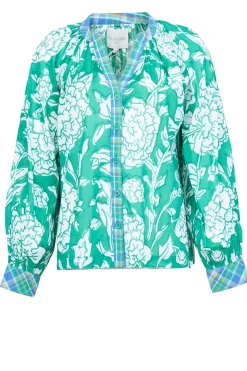 Cheap Stella Forest Blouse With Print Mora | Green... | | Little Soho