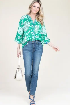 Cheap Stella Forest Blouse With Print Mora | Green... | | Little Soho