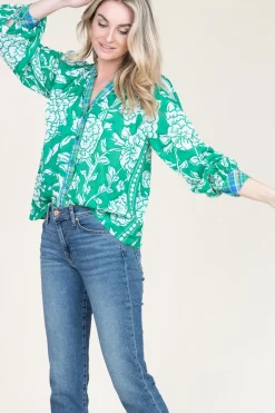 Cheap Stella Forest Blouse With Print Mora | Green... | | Little Soho