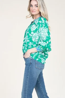 Cheap Stella Forest Blouse With Print Mora | Green... | | Little Soho