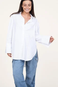 Cheap Twinset Blouse With Removable Cuffs Ella | White... | | Little Soho
