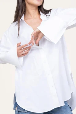 Cheap Twinset Blouse With Removable Cuffs Ella | White... | | Little Soho