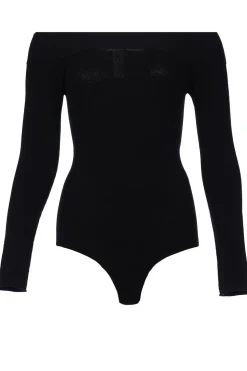 Cheap Twinset Body With Boat Neck Imke | Black... | | Little Soho
