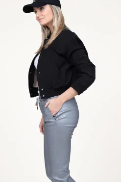 Best Second Female Bomber Jacket Lui | Black... | | Little Soho