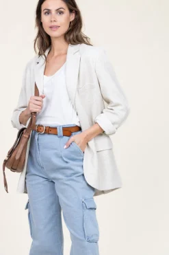 Best IRO Boucle Blazer Garazi | Natural... | | Little Soho