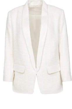 Clearance Est'Seven Boucle Blazer With Lurex Araz Coco | Natural... | | Little Soho