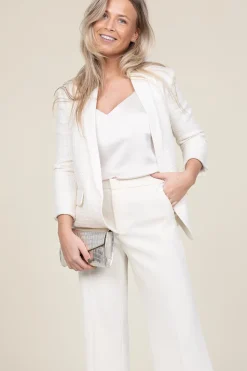 Clearance Est'Seven Boucle Blazer With Lurex Araz Coco | Natural... | | Little Soho