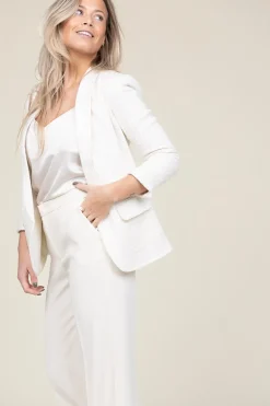 Clearance Est'Seven Boucle Blazer With Lurex Araz Coco | Natural... | | Little Soho