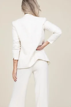 Clearance Est'Seven Boucle Blazer With Lurex Araz Coco | Natural... | | Little Soho