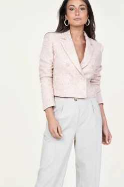 Sale Twinset Boucle Blazer With Lurex Lilly | Pink... | | Little Soho