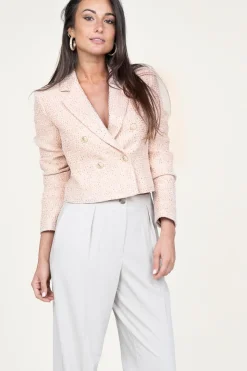 Sale Twinset Boucle Blazer With Lurex Lilly | Pink... | | Little Soho