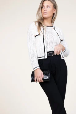 Hot Suncoo Boucle Openwork Cardigan Giany | Natural... | | Little Soho