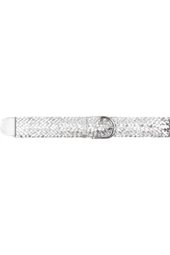 Cheap Dante 6 Braided Leather Belt Boyles | Silver... | | Little Soho