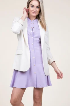 Sale Suncoo Button-Down Dress Coline | Purple... | | Little Soho