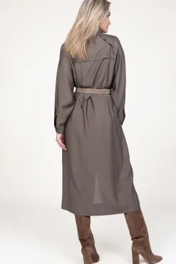 New Second Female Button-Through Dress Mazar | Green... | | Little Soho