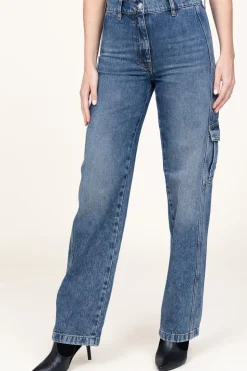 Clearance IRO Cargo Jeans Nerina | Blue... | | Little Soho