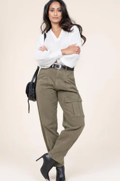 Store ba&sh Cargo Pants Maroon | Green... | | Little Soho