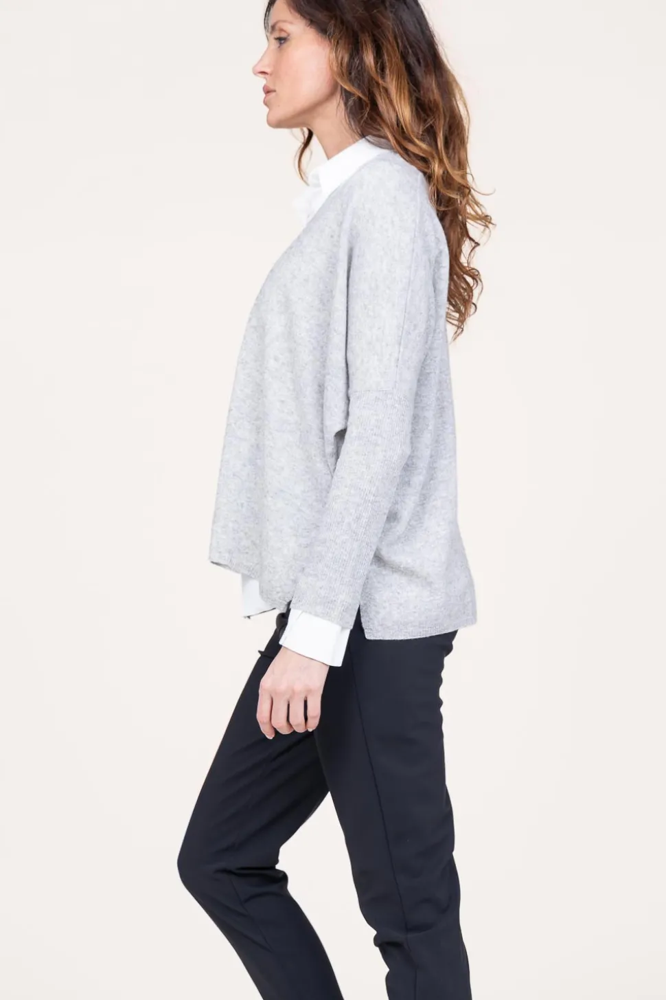 Clearance Absolut Cashmere Cashmere Sweater Camille | Grey... | | Little Soho