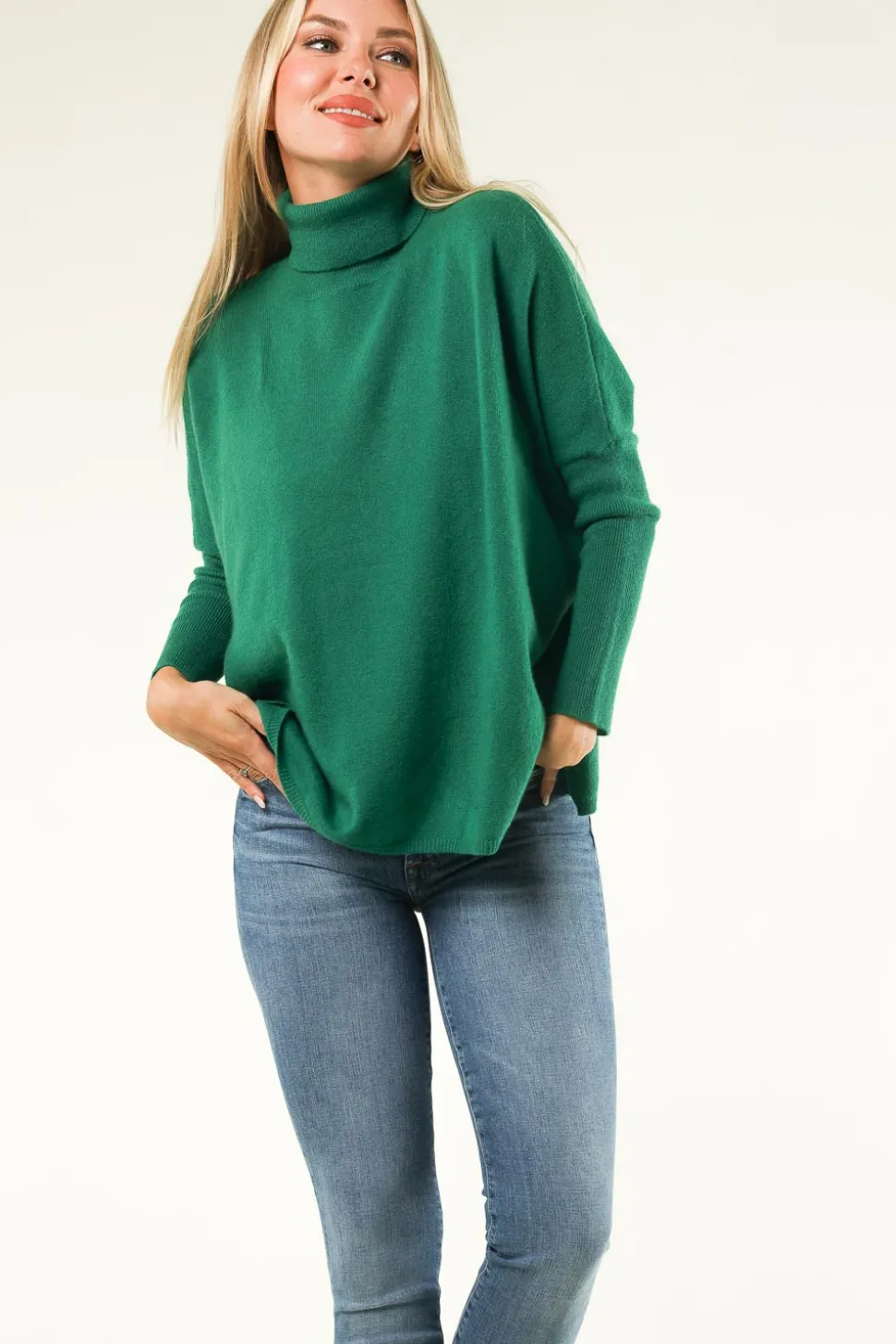 Sale Absolut Cashmere Cashmere Turtleneck Clara | Green... | | Little Soho