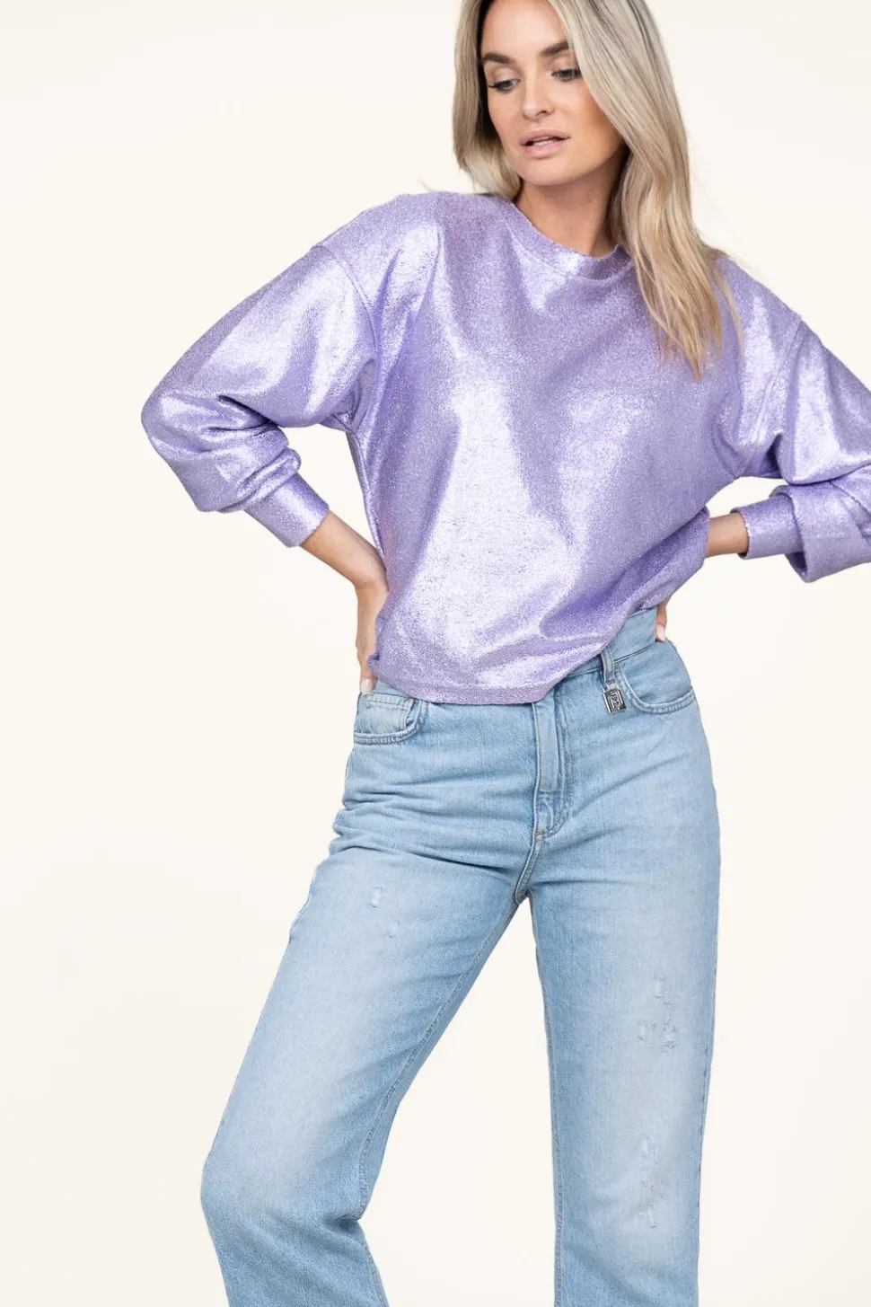 Cheap Dante 6 Coated Sweater Zappa | Purple... | | Little Soho