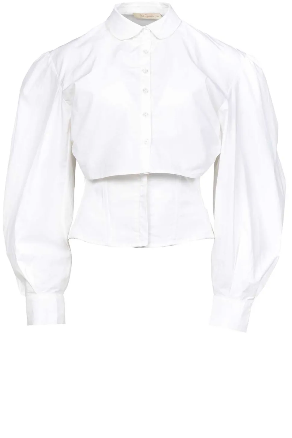 Cheap Mes Demoiselles Cotton Blouse With Corset Detail Vicotoire | White... | | Little Soho