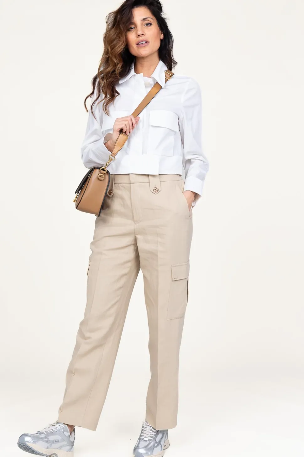 Shop Mes Demoiselles Cotton Cropped Jacket Pinell | White... | | Little Soho