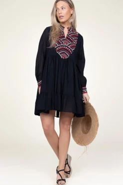 Sale Greek Archaic Kori Cotton Dress Alexa | Black... | | Little Soho