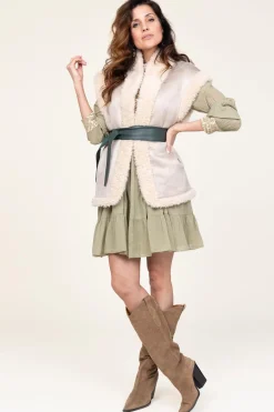 Sale Greek Archaic Kori Cotton Dress Alexa | Green... | | Little Soho