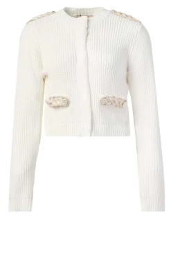 Hot Twinset Cotton Knitted Cardigan Lola | Natural... | | Little Soho
