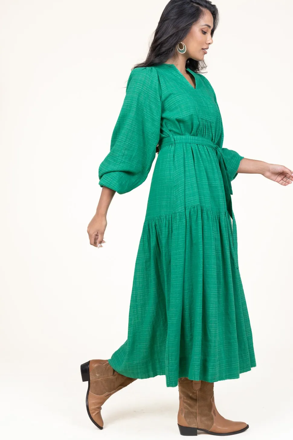 Best Stella Forest Cotton Mix Maxi Dress Ophelia | Green... | | Little Soho