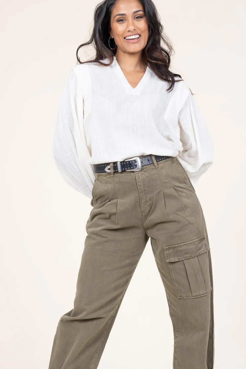 Clearance Stella Forest Cotton Mix Top Ophelia | Natural... | | Little Soho