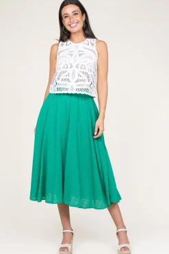 Cheap Stella Forest Cotton Mix With Midi Skirt Ophelia | Green... | | Little Soho