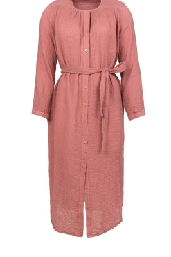 Store Louizon Cotton Mousseline Dress Nala | Pink... | | Little Soho