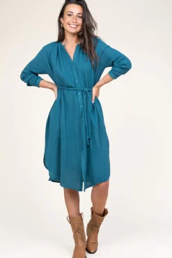 Sale Louizon Cotton Mousseline Dress Nala | Blue... | | Little Soho