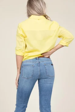 Discount Antik Batik Cotton Voile Blouse Anna | Yellow... | | Little Soho