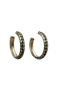 Outlet Barong Barong Creoles Tric Trac Medium | Black... | | Little Soho